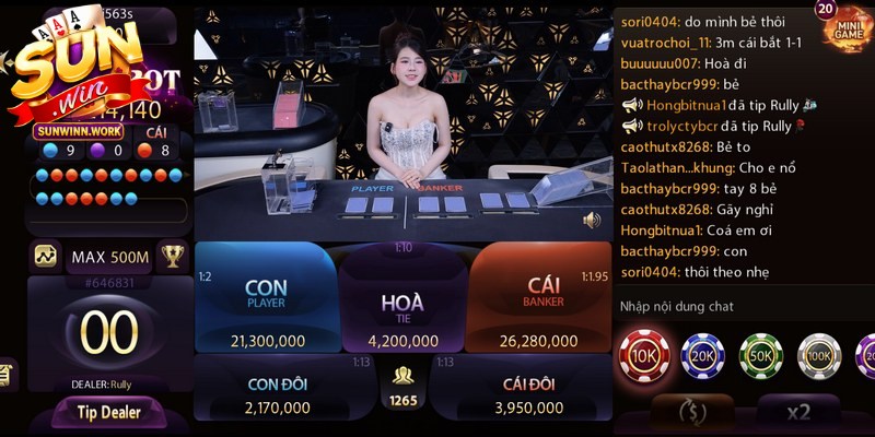 Điểm danh các tựa game bài đỉnh cao được yêu thích tại casino Sunwin